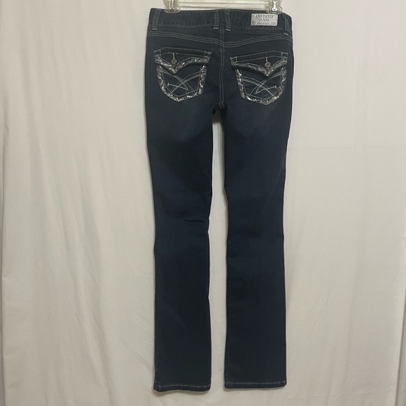 Amethyst Jeans Premium Denim Dark wash size 7 Regular - Picture 3 of 11